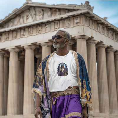 Unisex Artwear: Dionysos' Wine with Tiger - Godngod